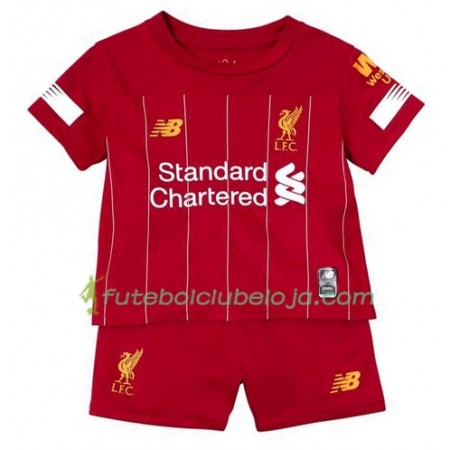 Camisola Liverpool Criança Equipamento Principal 2019-2020 Manga Curta